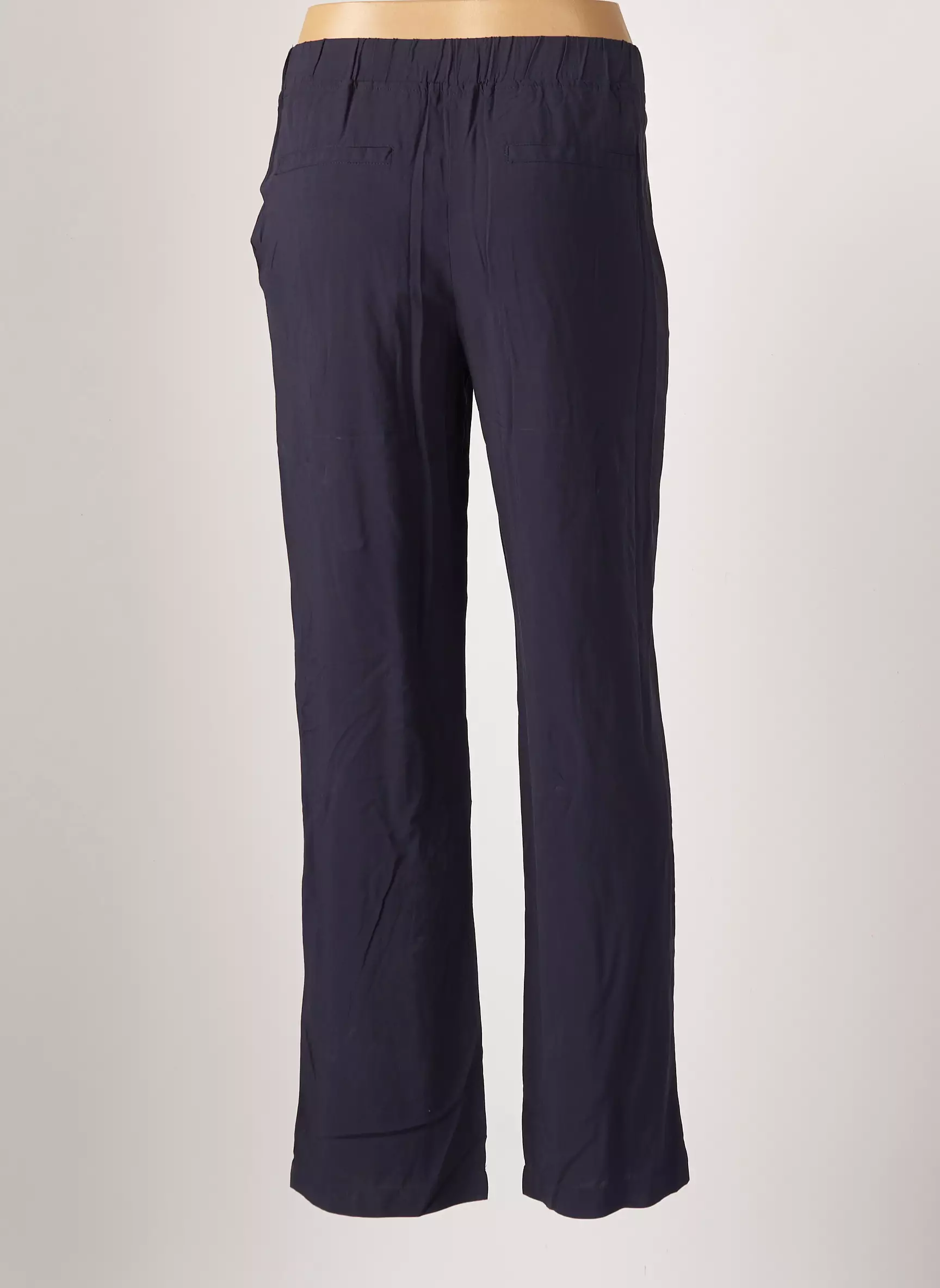 Etymologie Pantalons Chino Femme couleur bleu