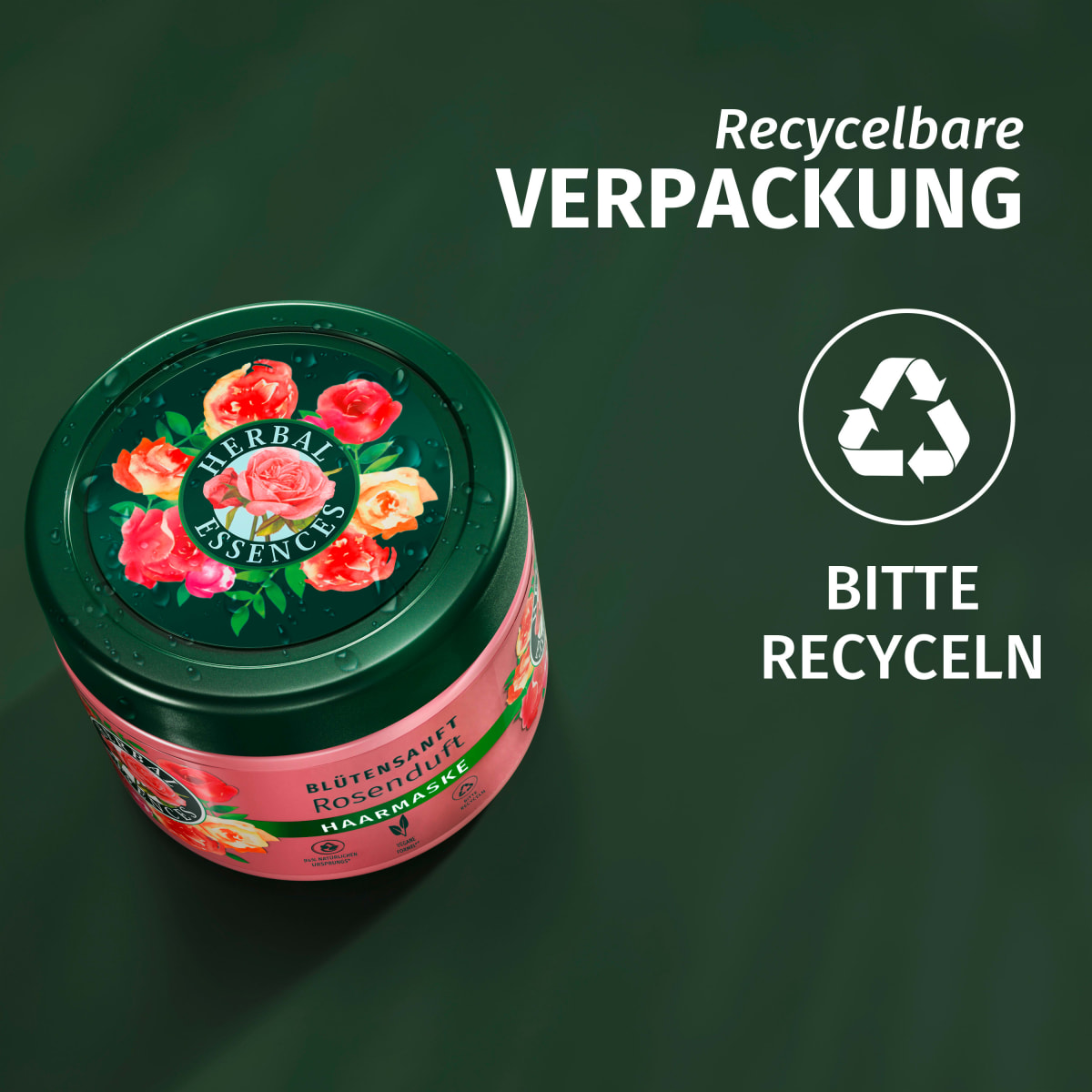 Haarmaske Blütensanft Rosenduft, 300 ml