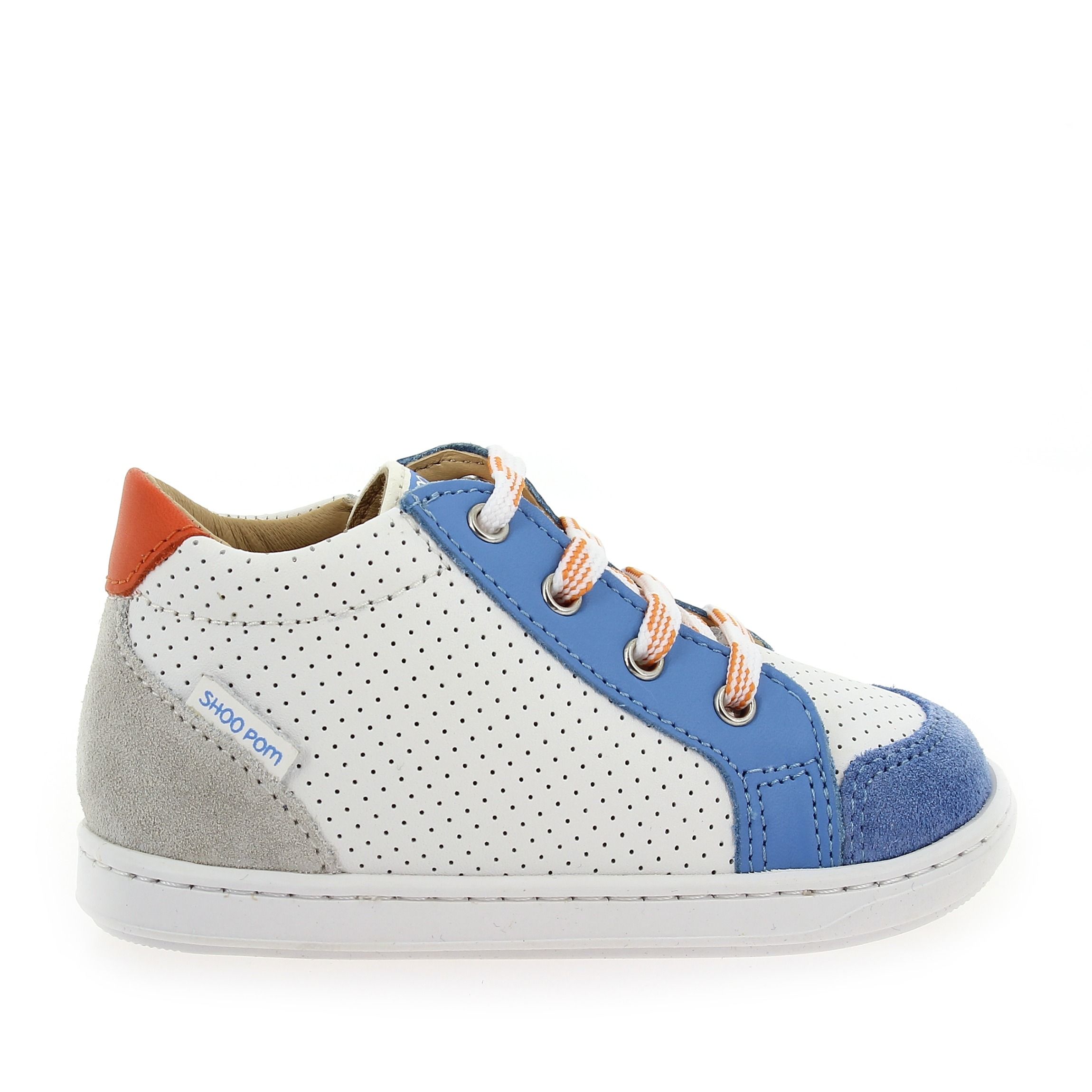 Shoopom  BOUBBA ZIP BO E24 - Blanc Bleu