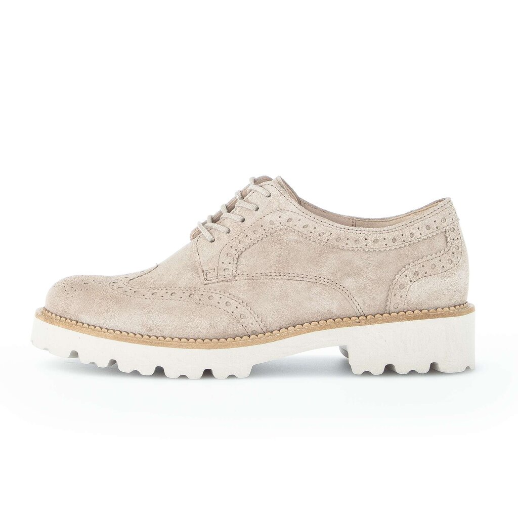 Gabor fashion Schnürschuh beige