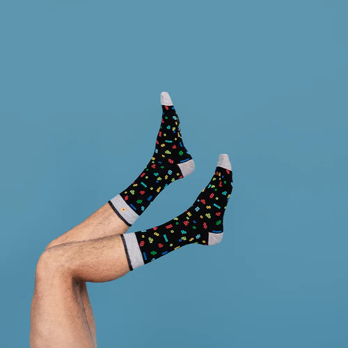 Chaussettes Arnaud & Judith bleu marine