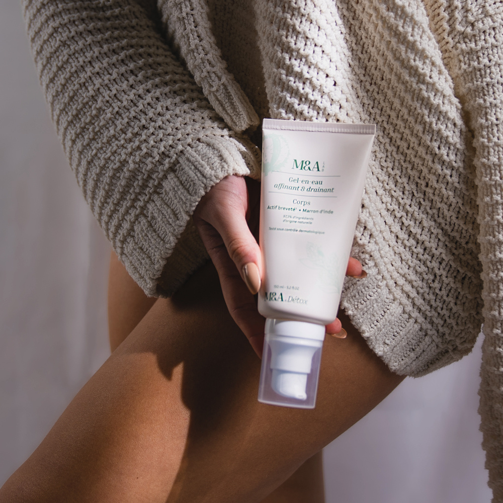 m&a lab Le Gel affinant et drainant Gel corps détox et anti-eau
