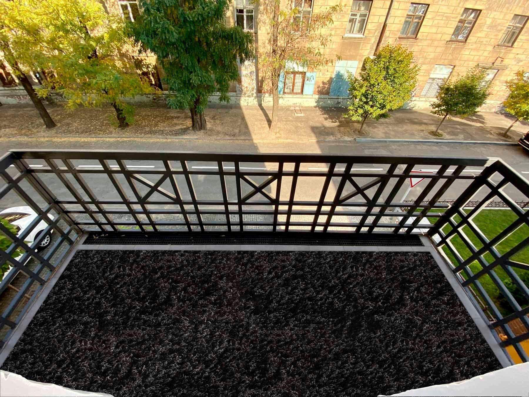 Kunstrasen PORTO, KONIFERA, rechteckig, Höhe: 10 mm, aus Nadelfilz, mit Noppen, für Balkon & Terrasse
