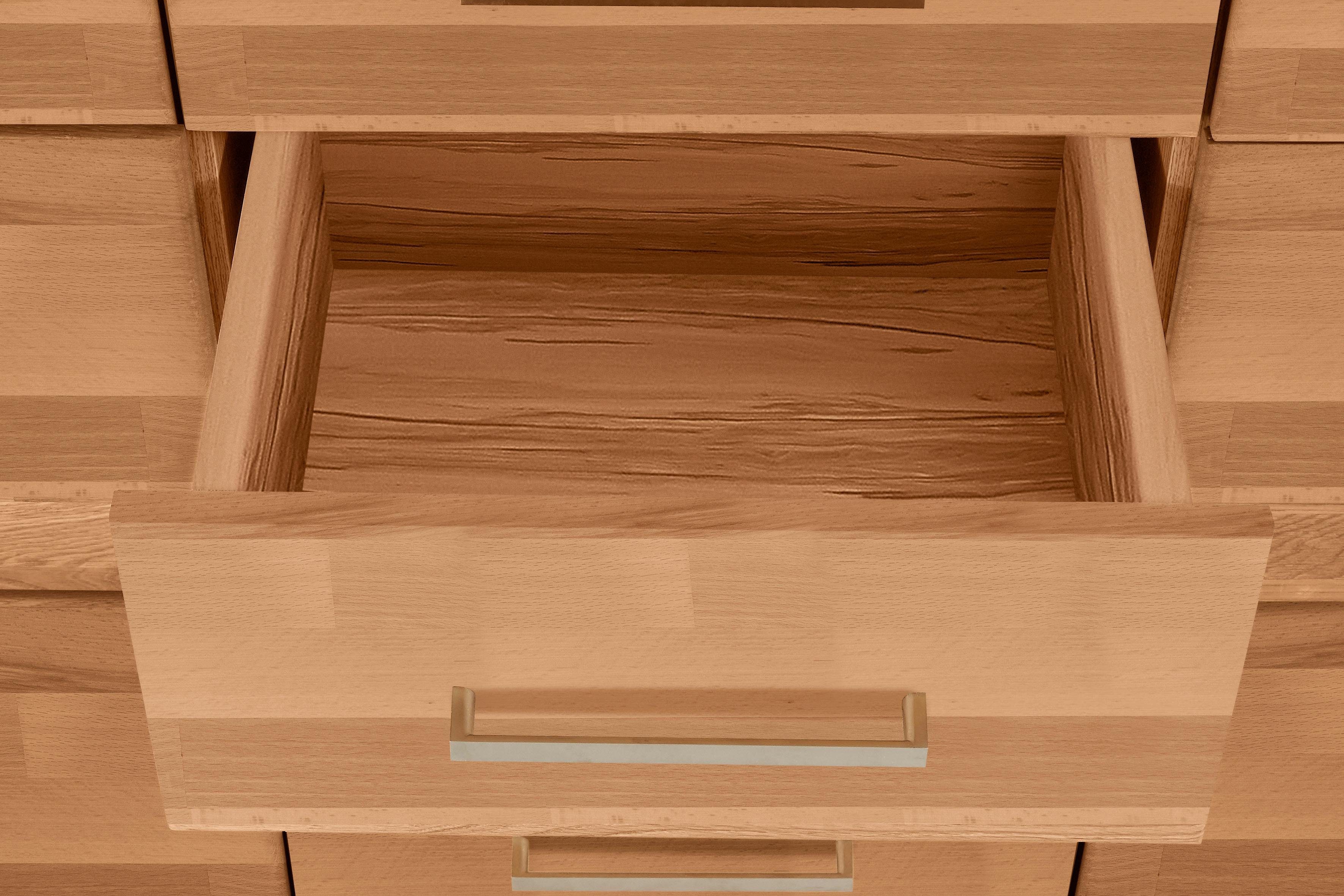 Woltra Highboard Ribe, Breite 125 cm mit 2 Glastüren