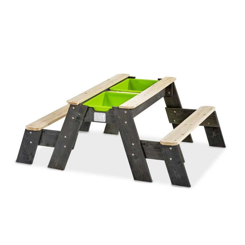 Table d'activités sable et eau, et de pique-nique (2 bancs) EXIT Aksent EXIT Toys