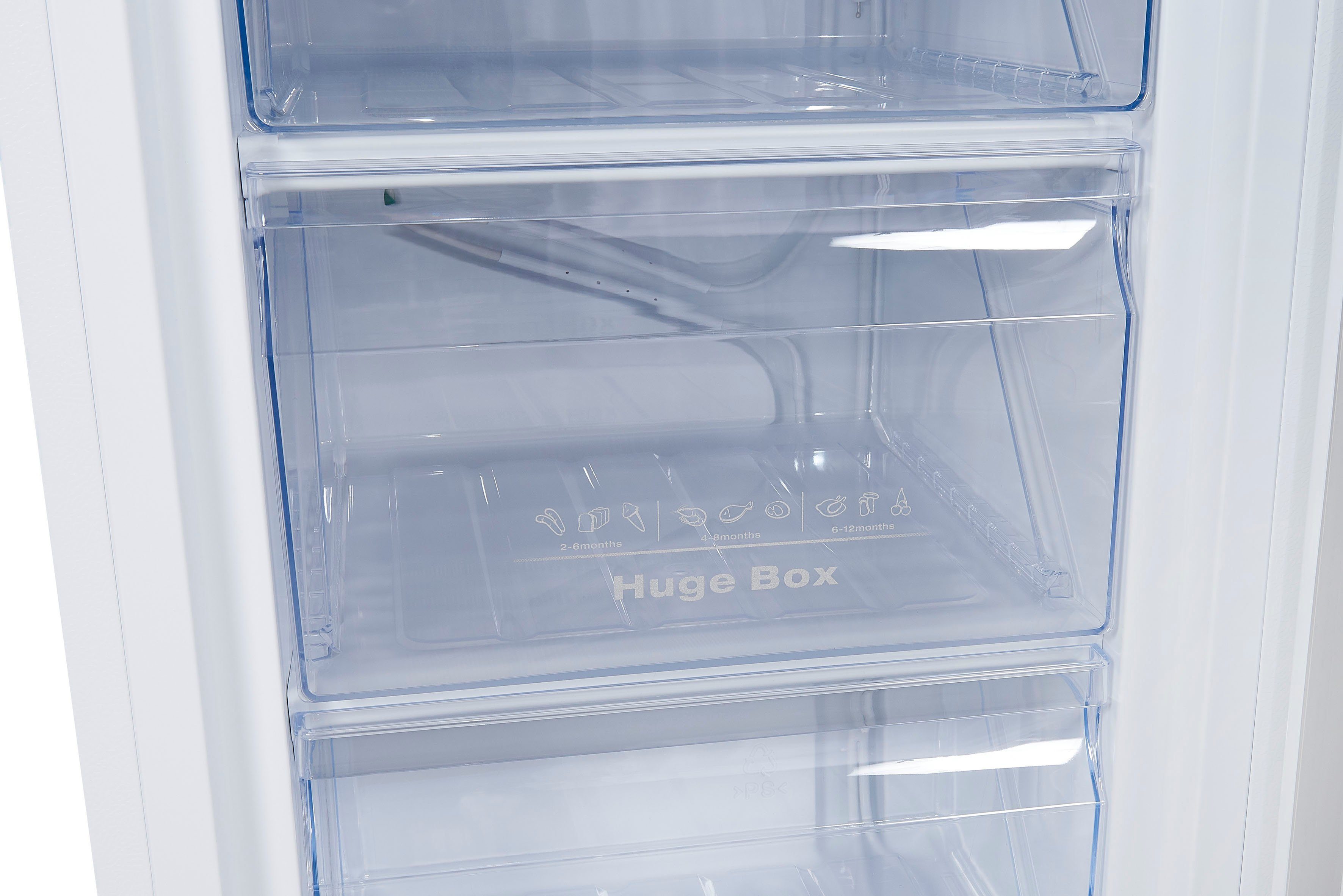 exquisit Gefrierschrank GS81-H-010D weiss, 85 cm hoch, 56 cm breit