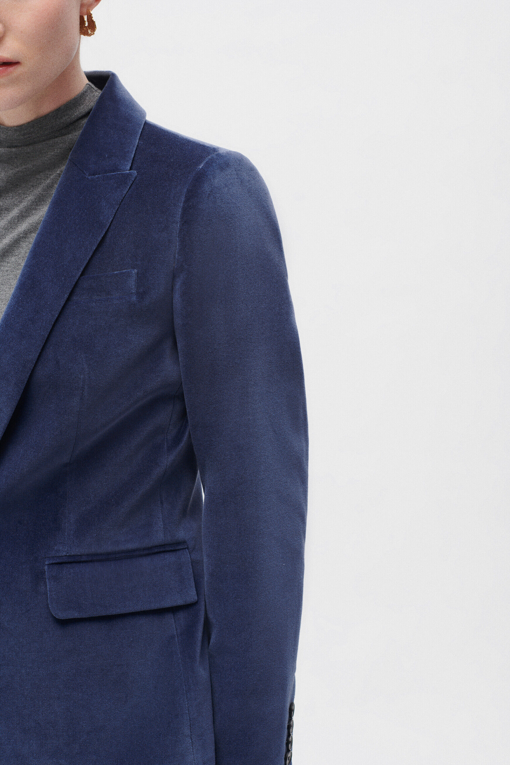 blazer aurora bleu marine femme