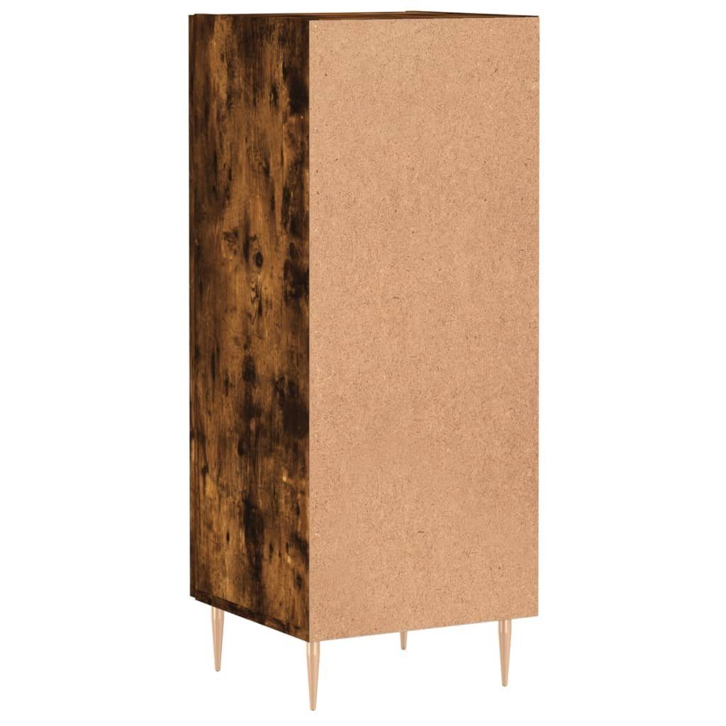 vidaXL Sideboard Sideboard Räuchereiche 34,5x34x90 cm Holzwerkstoff (1 St)