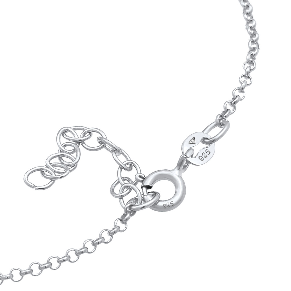 Elli Elli Bracelet Attache-clef pour dames Love Filigree ajustable en argent sterling  Bracelet