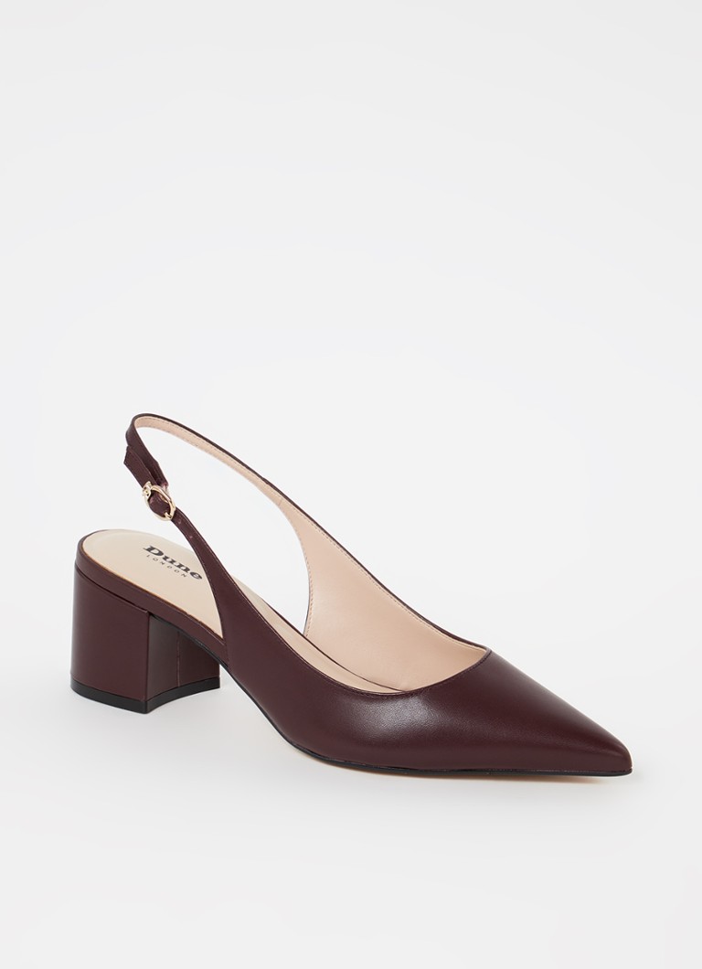 Pantofi cu toc din piele Dune London Compelled