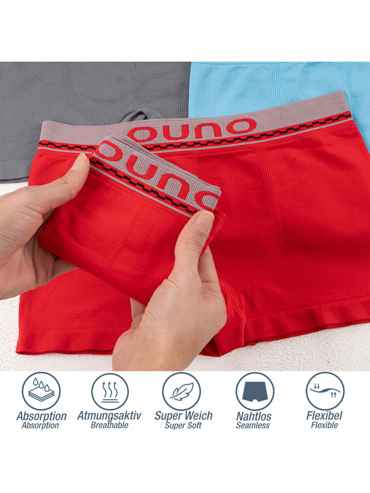 LOREZA 10er Set Boxershorts - Kariert - Bunt günstig kaufen