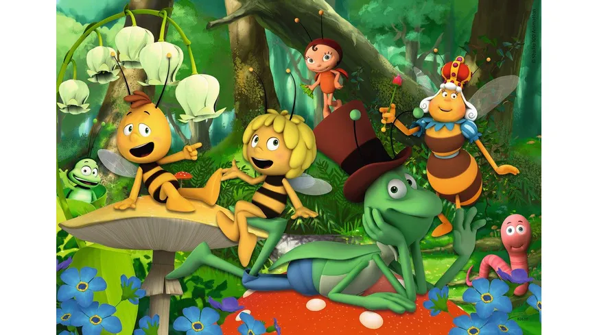 Ravensburger Puzzle - Die kleine Biene Maja, 2x24 Teile