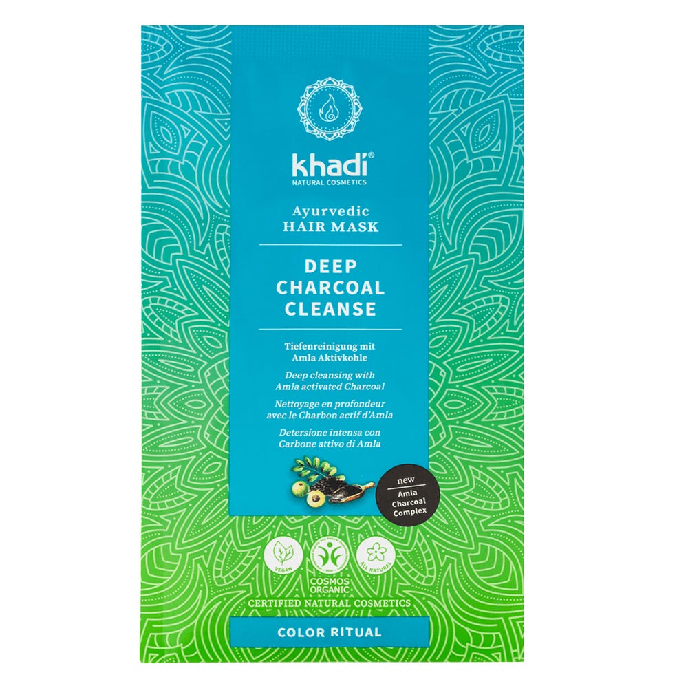 Khadi Ayurvedic Hair Mask Deep Charcoal Cleanse 50 ml