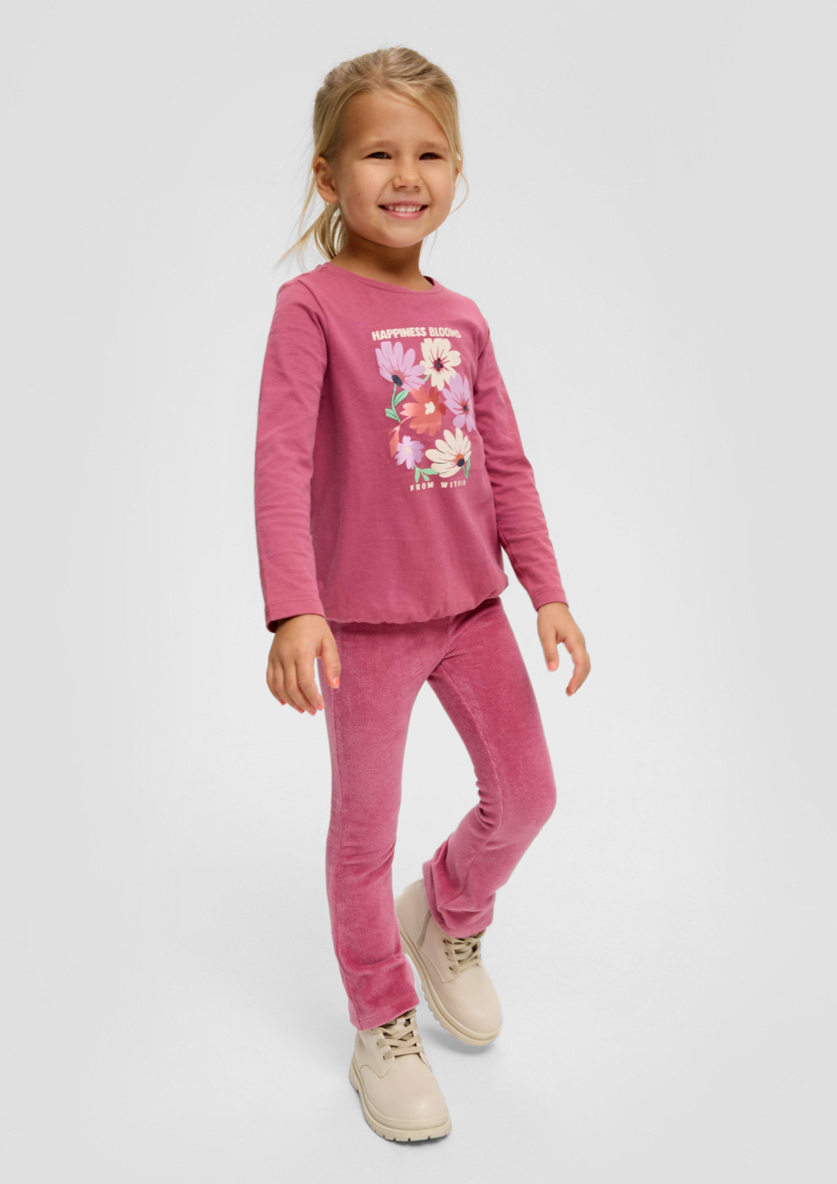 Samtleggings mit Flared Leg   2133920-4592