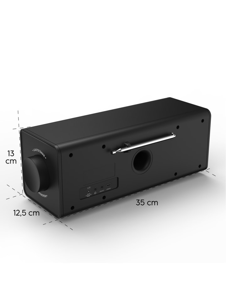Hama DR2002BT, FM/DAB /Bluetooth® in Schwarz günstig kaufen onesize