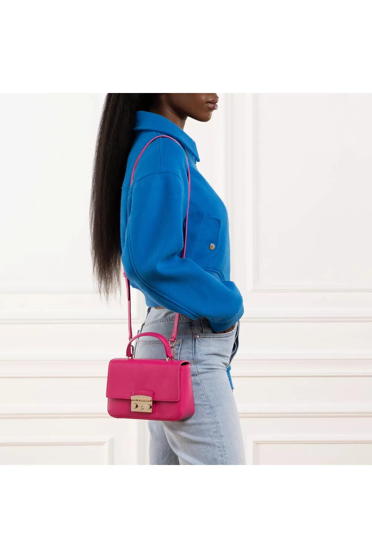 FURLA  Metropolis Mini-Griff mit Top-Pink