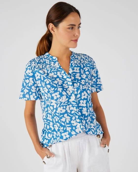 Chemisier à smocks Climatyl
