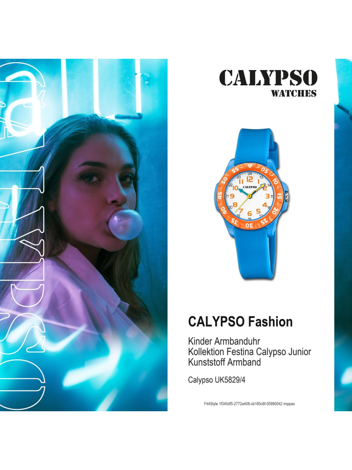 Calypso Analog-Armbanduhr Calypso Junior blau klein (ca. 29mm) günstig kaufen onesize