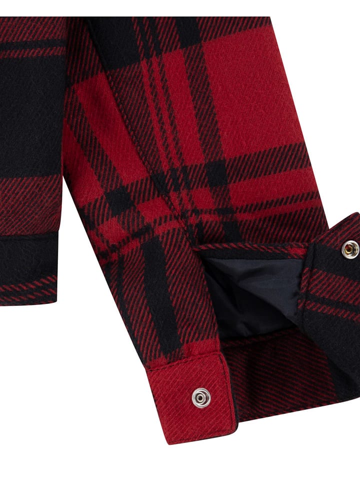 Levi's Kids Hemdjacke in Schwarz/ Rot günstig kaufen