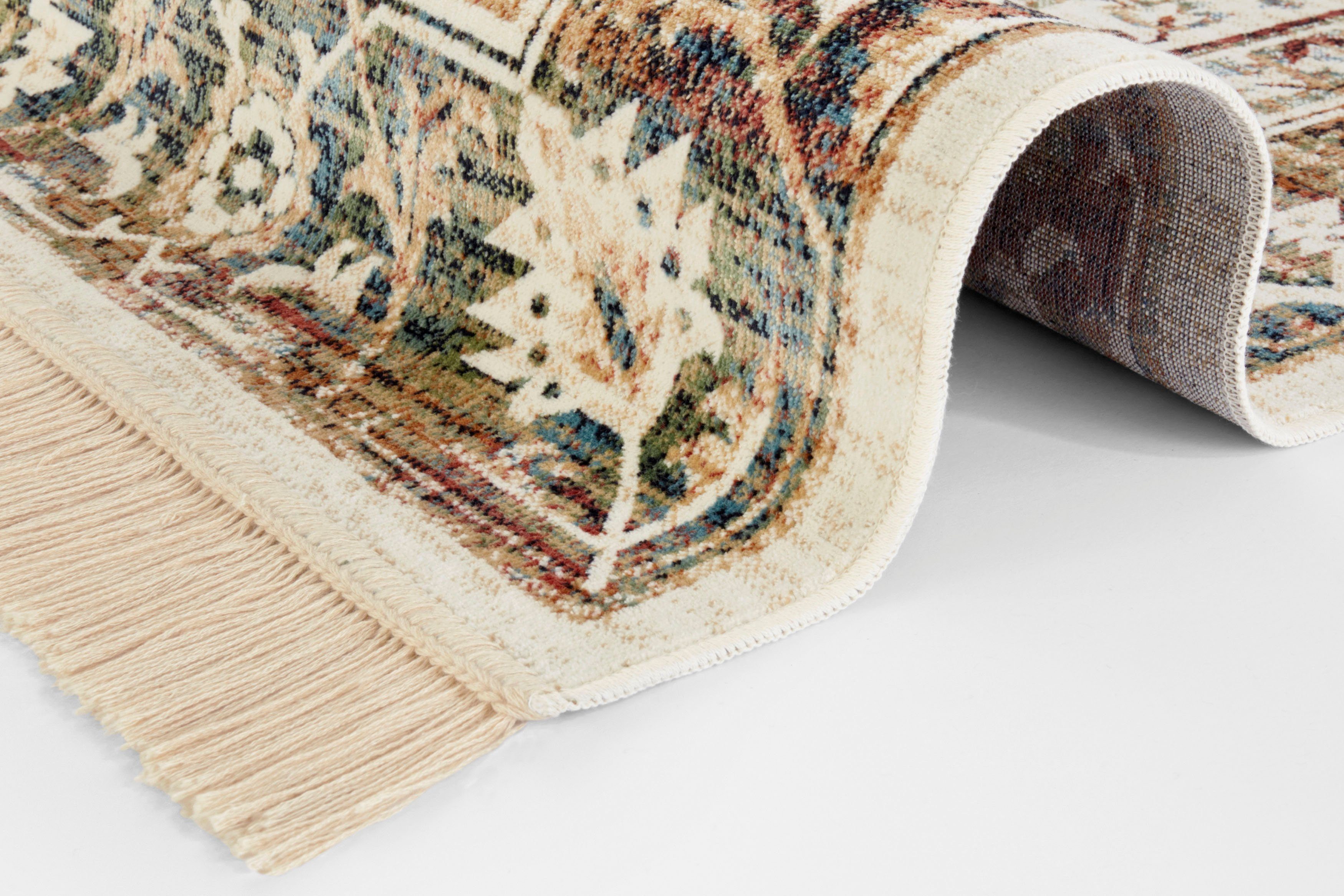 Teppich Modern Belutsch, NOURISTAN, rechteckig, Höhe: 5 mm, Orientalisch mit Fransen, Orient, Wohnzimmer, Schlafzimmer, Esszimmer
