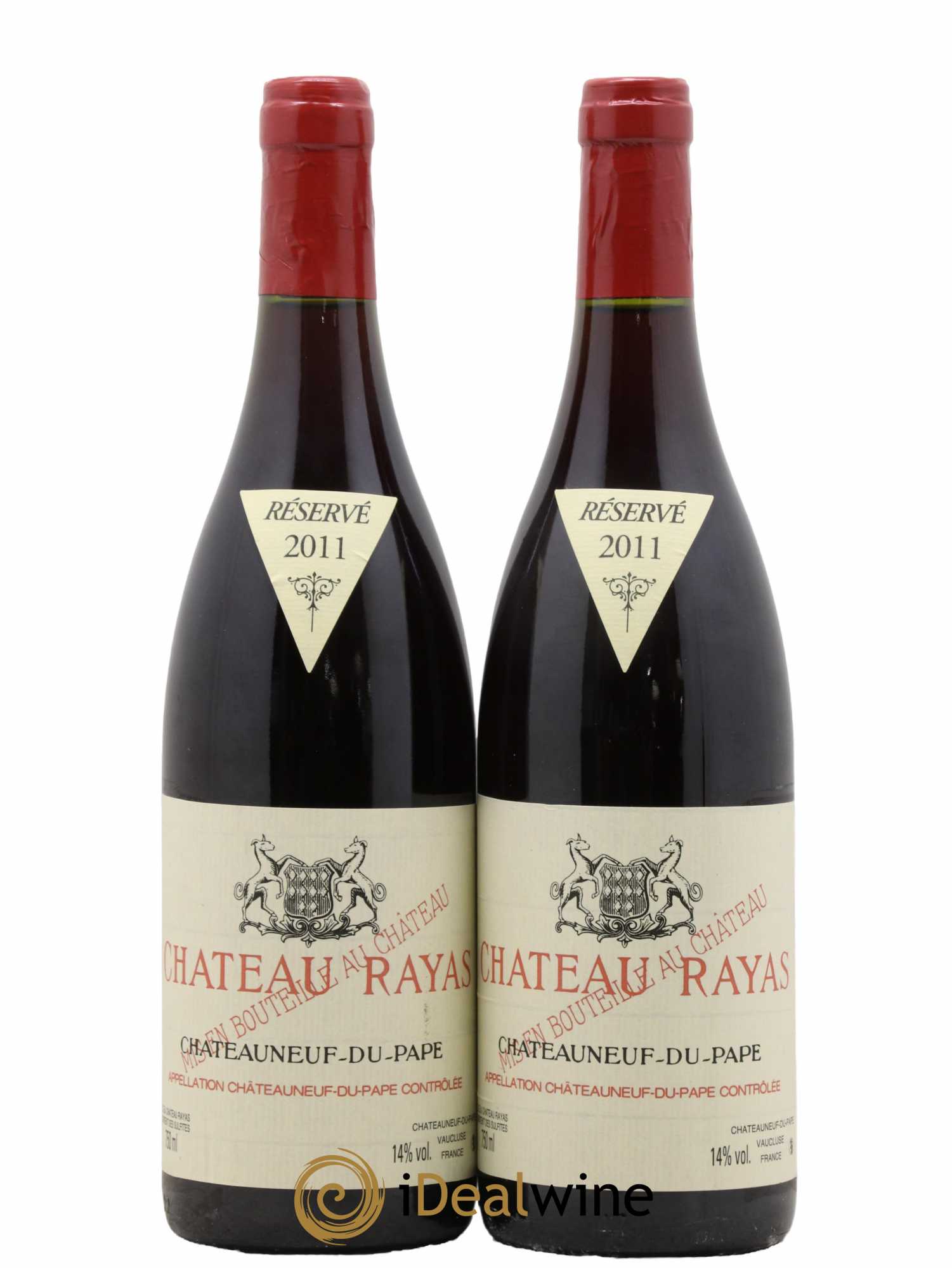 Châteauneuf-du-Pape Château Rayas Emmanuel Reynaud  2011 - Lot de 2 Bouteilles