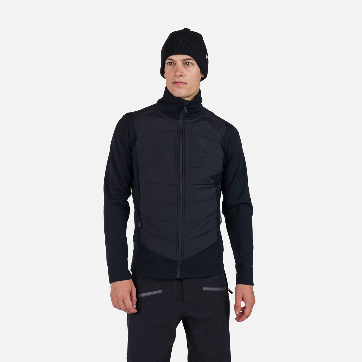 Herrenjacke mit durchgehendem Reißverschluss Classique Hybrid