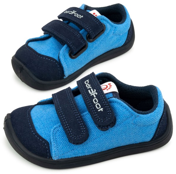 bar3foot Elf ~ Denver LowCut Sneaker Vegan ~ Blau