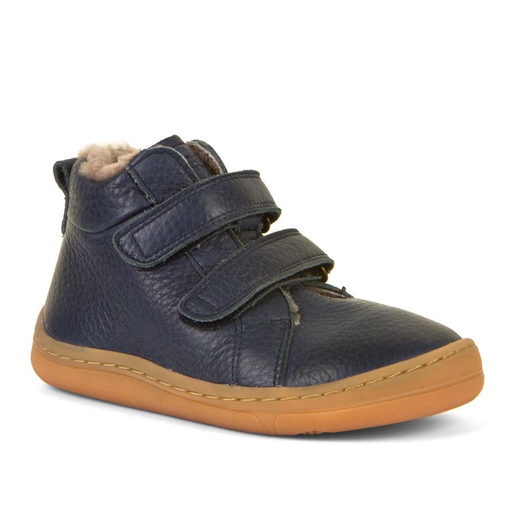 Froddo G3110195-K Blue blaue gefütterte Winterbarfußschuhe