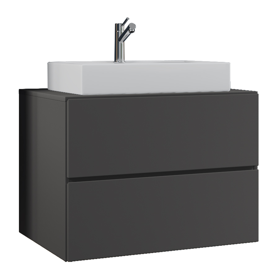 VCM Badblock Lendas S 60cm Unterschrank Anthrazit