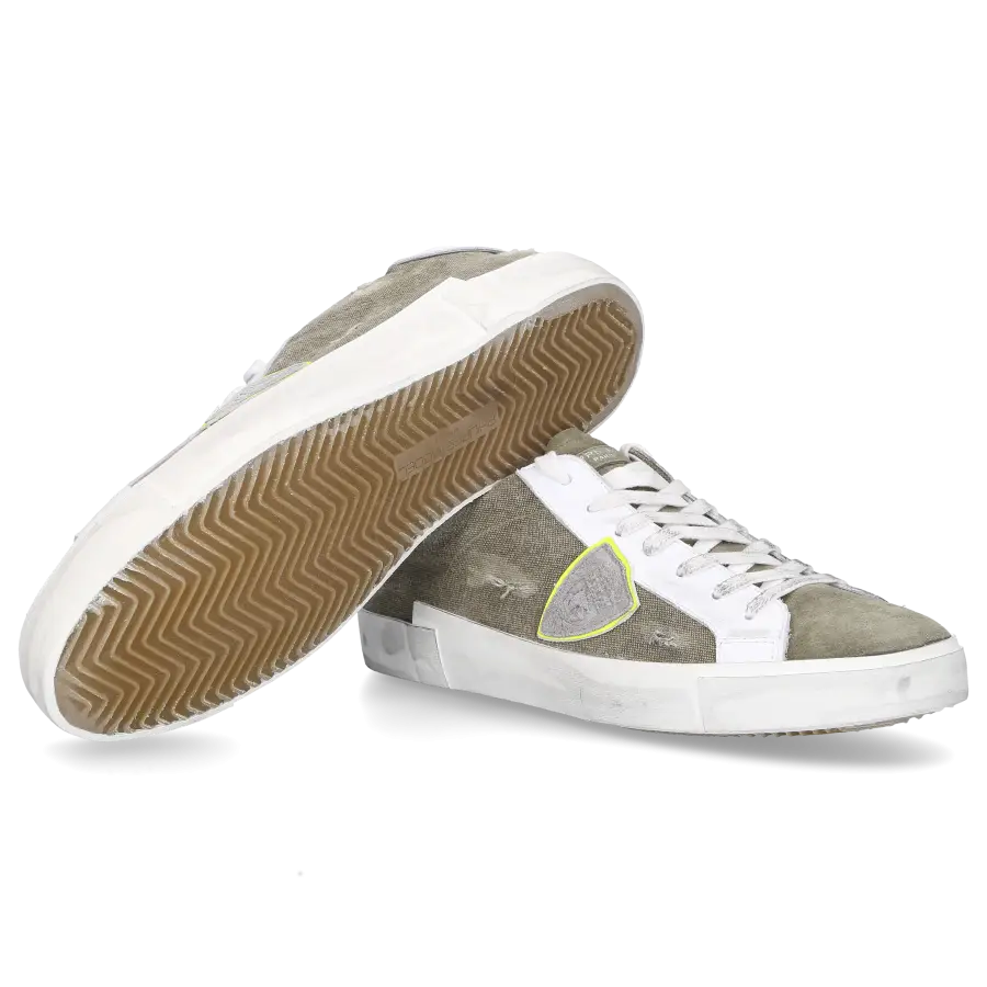 Philippe Model - Sneaker low PRSX Canvas - grün