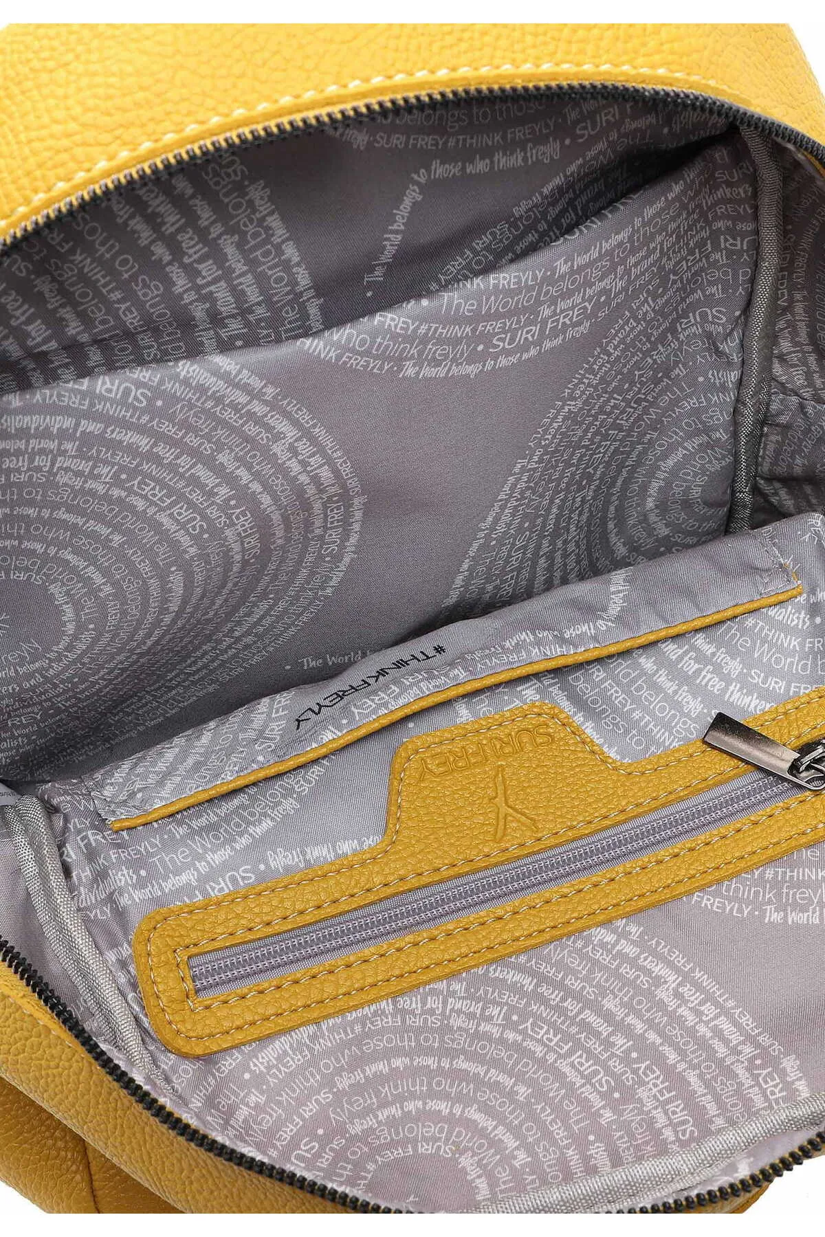 SURI FREY  Rucksack - Gelb - Unifarben