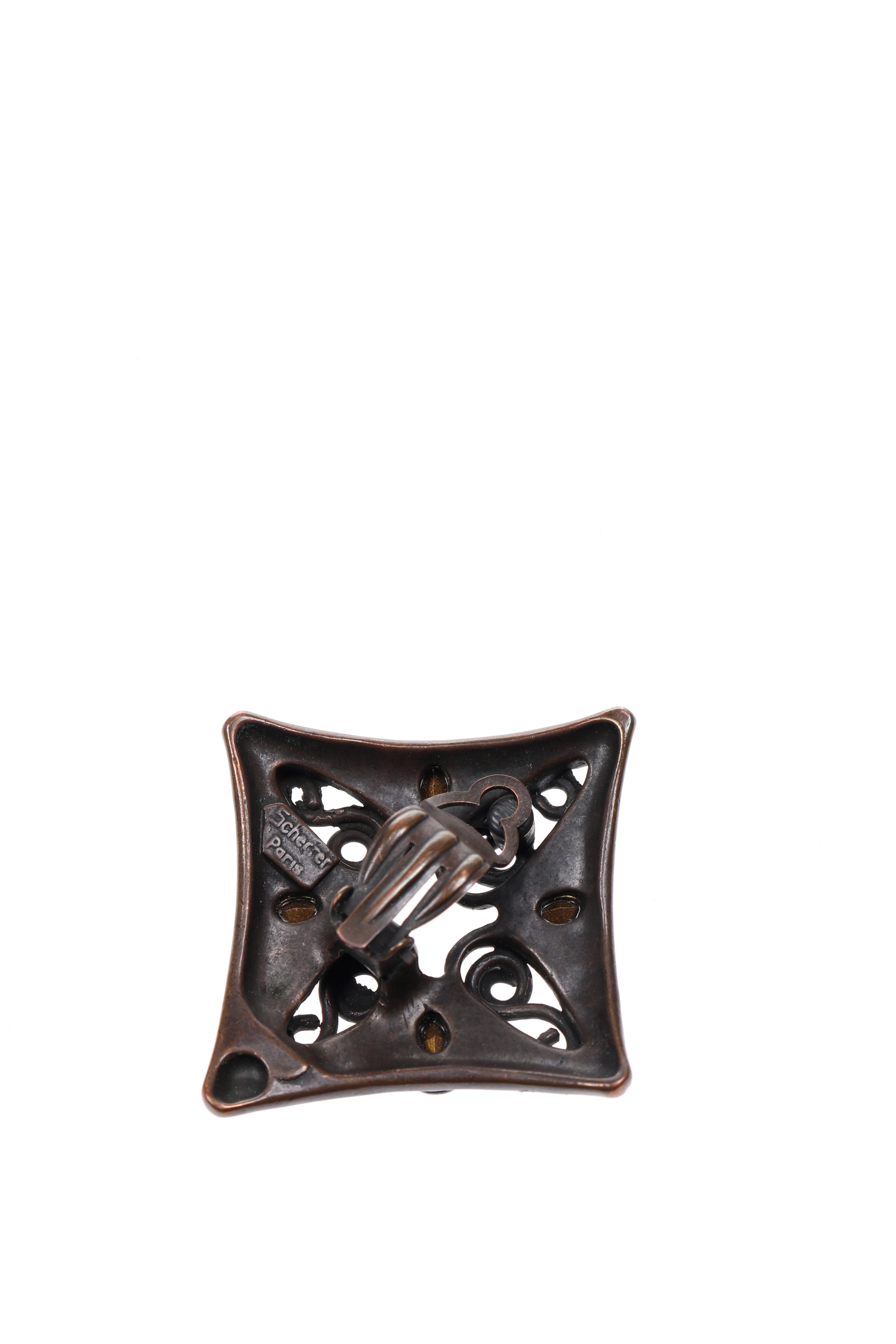 Scherrer Broches Femme couleur rose