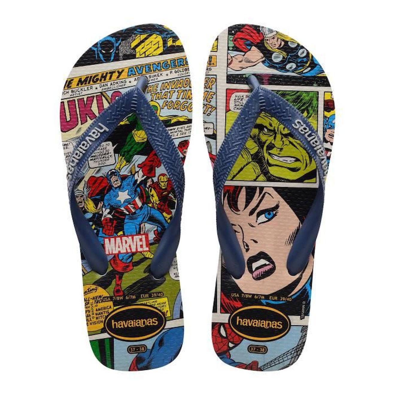 Tong à Enfiler Enfant Havaianas Top Marvel CL blanc