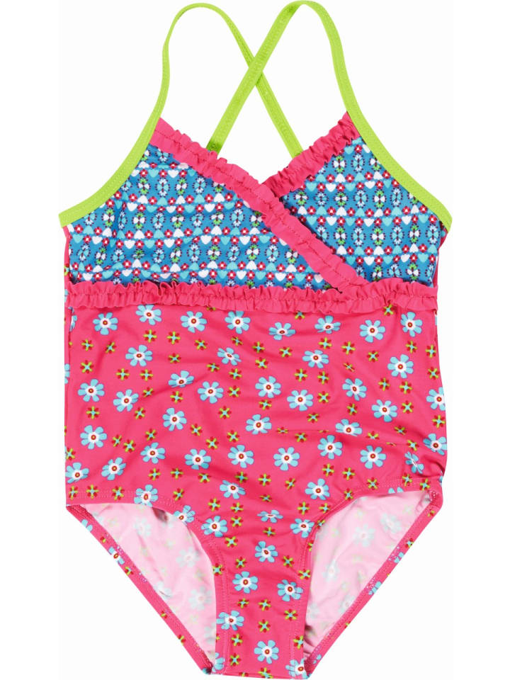 Playshoes UV-Schutz Badeanzug Blumen in Pink günstig kaufen