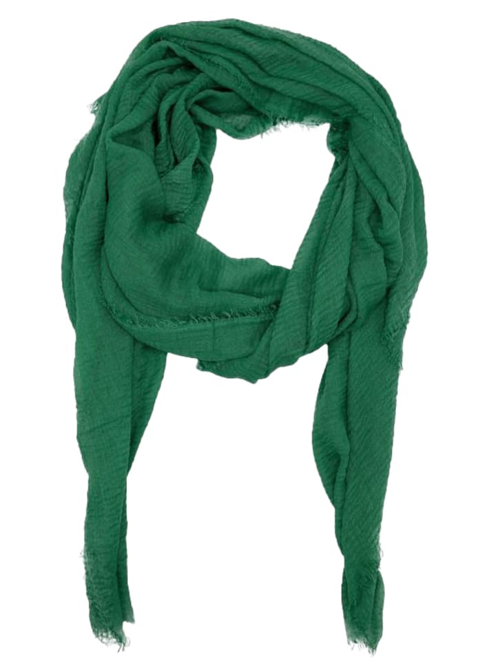 SASSYCLASSY Musselin Schals in Grün günstig kaufen onesize