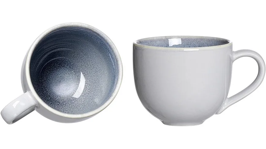 Ritzenhoff & Breker Kaffee Obertasse STONE SKAGEN blau beige