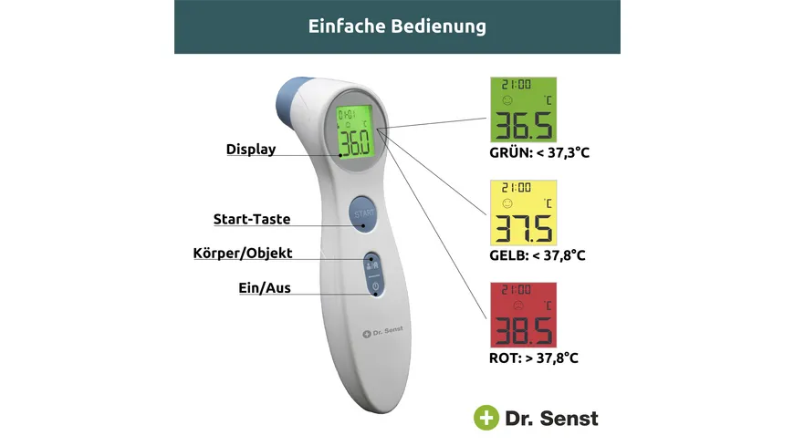 Dr. Senst Infrarot-Stirnthermometer