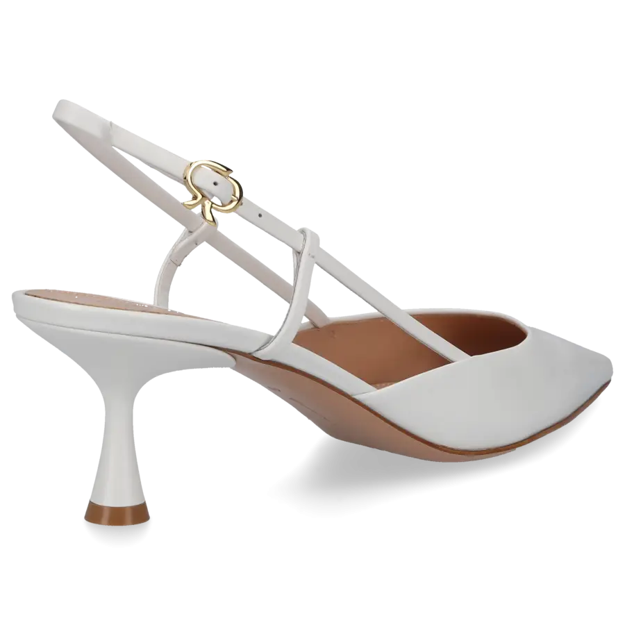 Gianvito Rossi - Slingpumps ASCENT 55 Kalbsleder - weiß