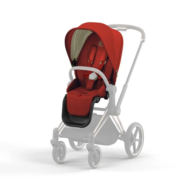 Cybex Priam V4 Stroller Set Autumn Gold, Chrome Brown Frame