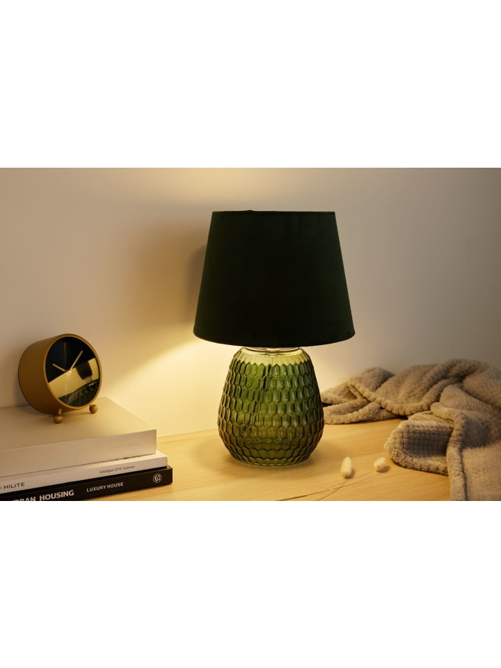 Pauleen Crystal Velours Tischleuchte max40W E14 Grün 230V Glas/Stoff günstig kaufen onesize