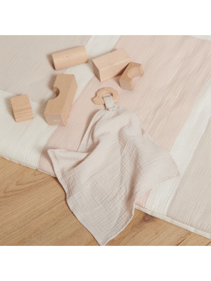 nordic coast company  Kuscheltuch Musselin Igel Sand günstig kaufen onesize