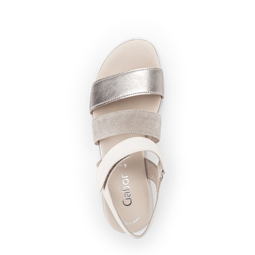 Gabor fashion Keilsandalette beige