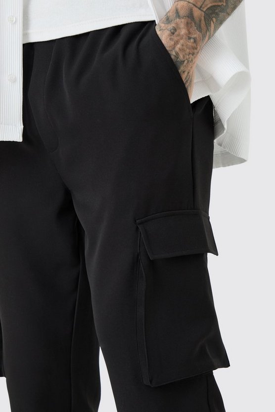 Tall elastische leichte Skinny Cargohose