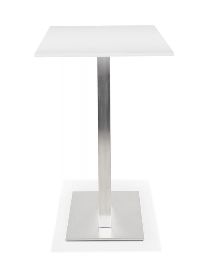 KADIMA DESIGN Hochtisch aus Holz Weiß mit Metallgestell | Modern Minimalistisch in Weiß günstig kaufen onesize