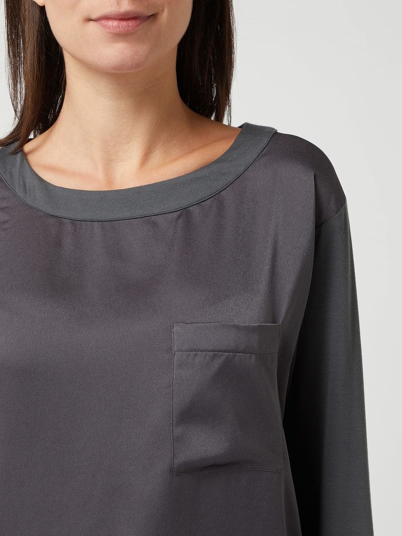 Pyjama mit Stretch-Anteil Modell 'Janet' in anthrazit