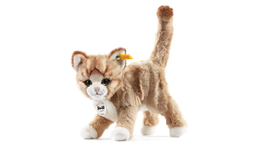 Steiff - Mizzy Katze 25 blond gestromelt stehend
