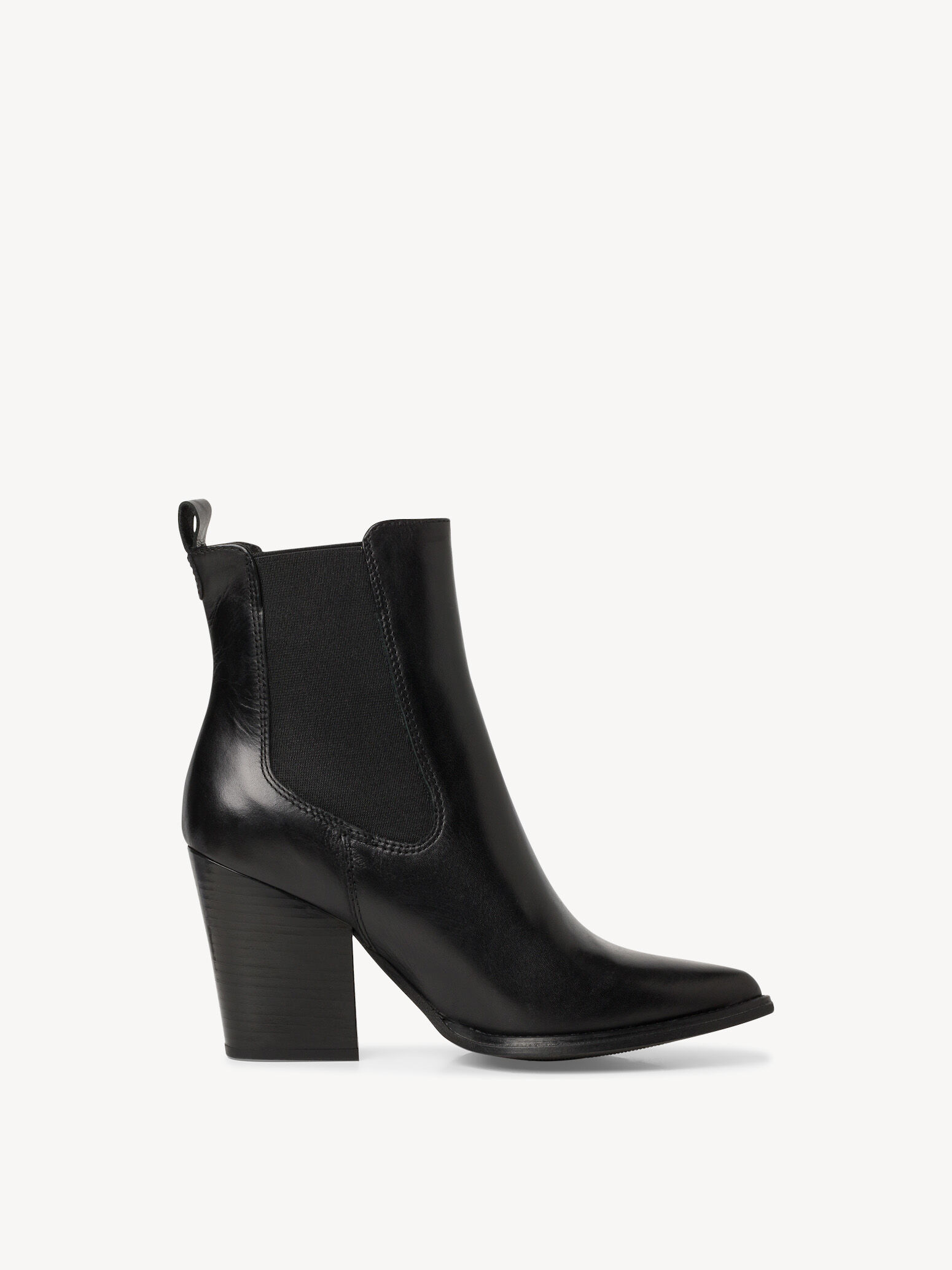 Bottes de cow-boy en cuir - noir