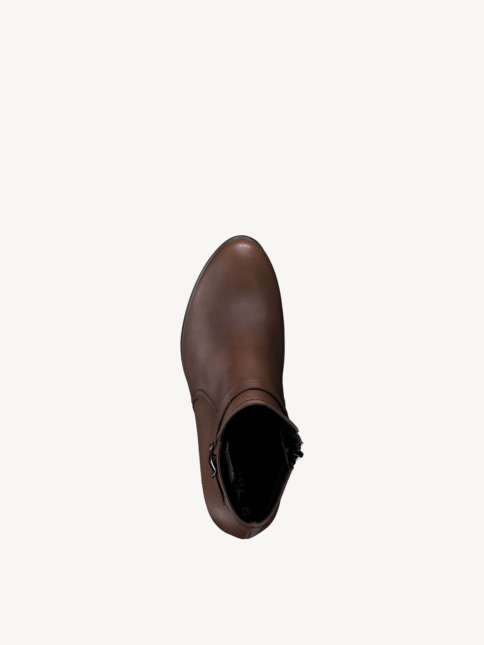 Bottine en cuir - marron