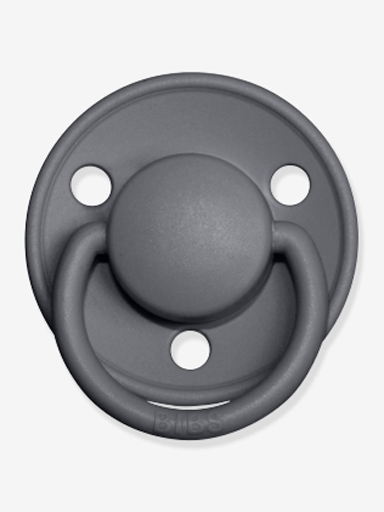 Bibs 2er-Pack Beruhigungssauger DE LUX BIBS, Silikon - grau+blau