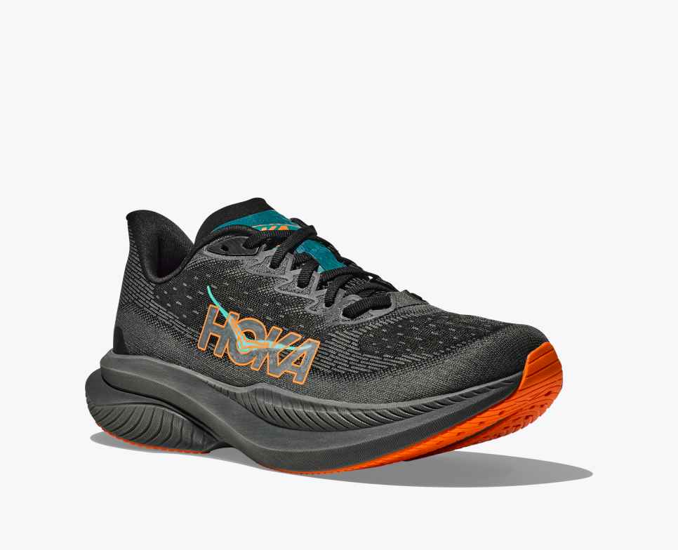 Mach 6 Black / Electric Tangerine